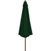 vidaXL Lawn & Garden* Outdoor Parasol With Wooden Pole 137.8