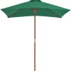 vidaXL Lawn & Garden* Outdoor Parasol With Wooden Pole 59.1