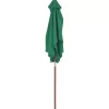 vidaXL Lawn & Garden* Outdoor Parasol With Wooden Pole 59.1