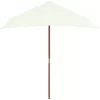 vidaXL Lawn & Garden* Outdoor Parasol With Wooden Pole 59.1