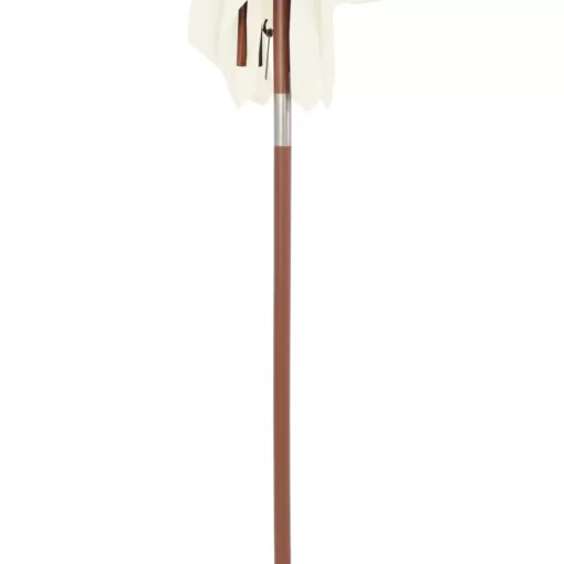 vidaXL Lawn & Garden* Outdoor Parasol With Wooden Pole 59.1"X78.7" Sand