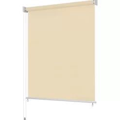 vidaXL Decor* Outdoor Roller Blind 39.4"X55.1" Cream