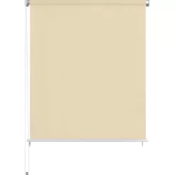 vidaXL Decor* Outdoor Roller Blind 39.4"X55.1" Cream