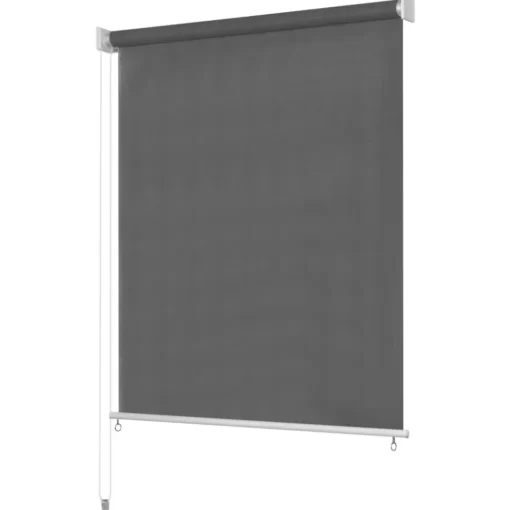 vidaXL Decor* Outdoor Roller Blind 47.2"X55.1" Anthracite