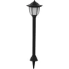 vidaXL Lighting* Outdoor Solar Lamps 3 Pcs Led Black