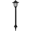 vidaXL Lighting* Outdoor Solar Lamps 3 Pcs Led Black