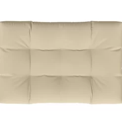 vidaXL Decor* Pallet Cushion Beige 47.2"X31.5"X4.7" Fabric