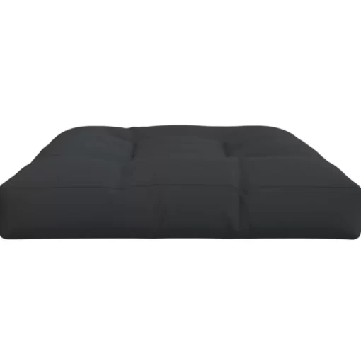 vidaXL Decor* Pallet Cushion Black 47.2"X31.5"X4.7" Fabric