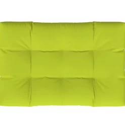 vidaXL Decor* Pallet Cushion Bright Green 47.2"X31.5"X4.7" Fabric