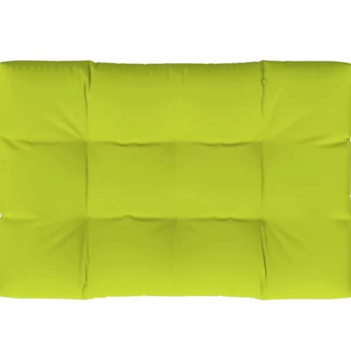 vidaXL Decor* Pallet Cushion Bright Green 47.2"X31.5"X4.7" Fabric