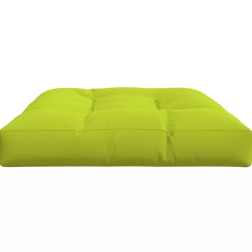 vidaXL Decor* Pallet Cushion Bright Green 47.2"X31.5"X4.7" Fabric