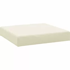 vidaXL Decor* Pallet Cushion Cream 23.6"X23.6"X3.1" Oxford Fabric