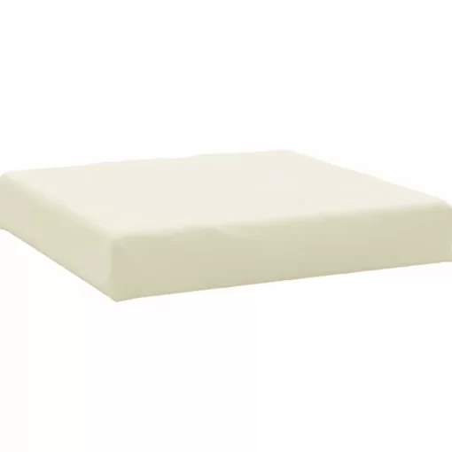 vidaXL Decor* Pallet Cushion Cream 23.6"X23.6"X3.1" Oxford Fabric