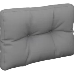 vidaXL Decor* Pallet Cushion Gray 19.7"X15.7"X4.7" Fabric