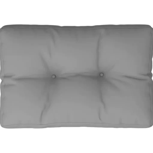 vidaXL Decor* Pallet Cushion Gray 19.7"X15.7"X4.7" Fabric