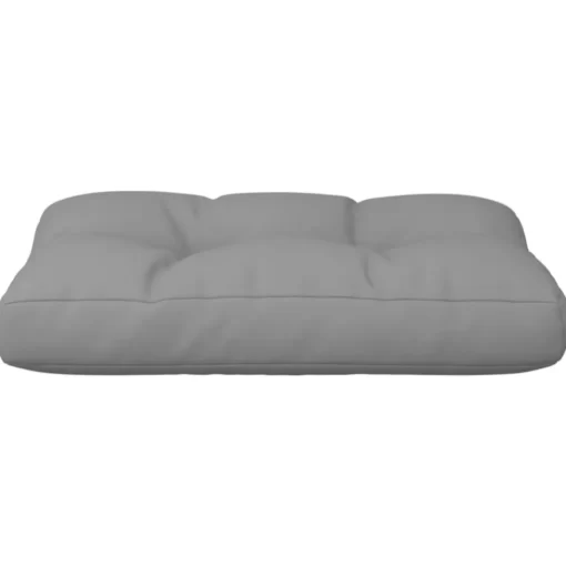 vidaXL Decor* Pallet Cushion Gray 19.7"X15.7"X4.7" Fabric