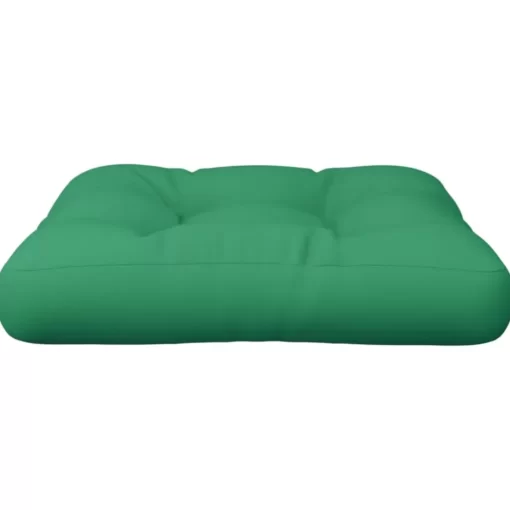 vidaXL Decor* Pallet Cushion Green 22.8"X22.8"X3.9" Fabric