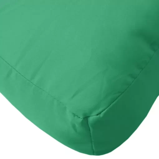 vidaXL Decor* Pallet Cushion Green 22.8"X22.8"X3.9" Fabric