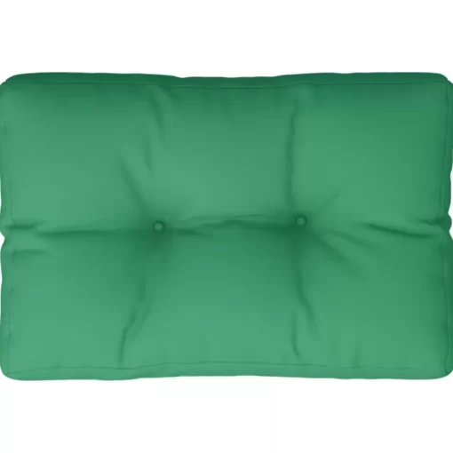 vidaXL Decor* Pallet Cushion Green 23.6"X15.7"X4.7" Fabric