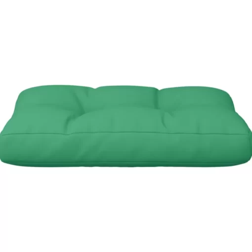 vidaXL Decor* Pallet Cushion Green 23.6"X15.7"X4.7" Fabric