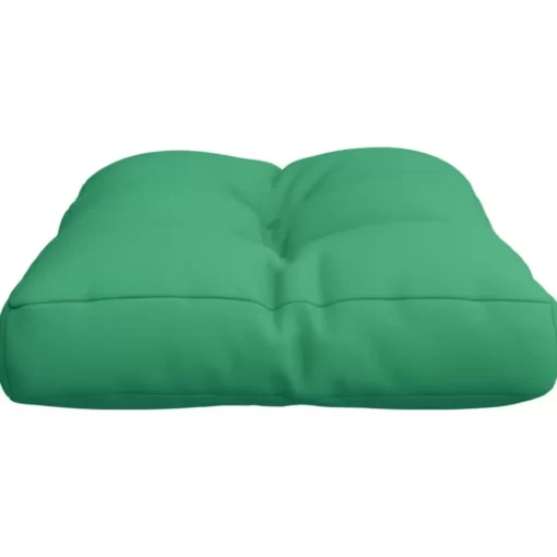 vidaXL Decor* Pallet Cushion Green 23.6"X15.7"X4.7" Fabric