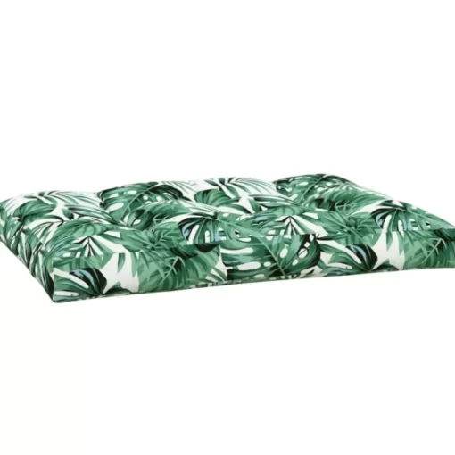 vidaXL Decor* Pallet Cushion Green 47.2"X31.5"X4.7" Fabric