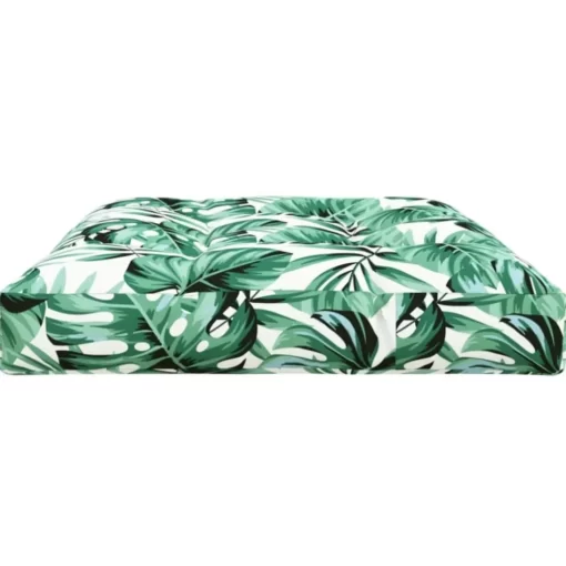 vidaXL Decor* Pallet Cushion Green 47.2"X31.5"X4.7" Fabric