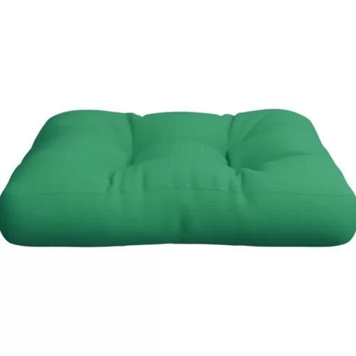 vidaXL Decor* Pallet Cushion Green Fabric