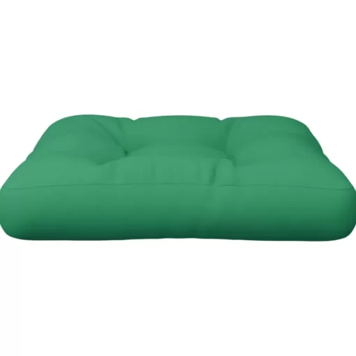 vidaXL Decor* Pallet Cushion Green Fabric