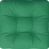 vidaXL Decor* Pallet Cushion Green Fabric