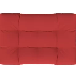 vidaXL Decor* Pallet Cushion Red 47.2"X31.5"X4.7" Fabric