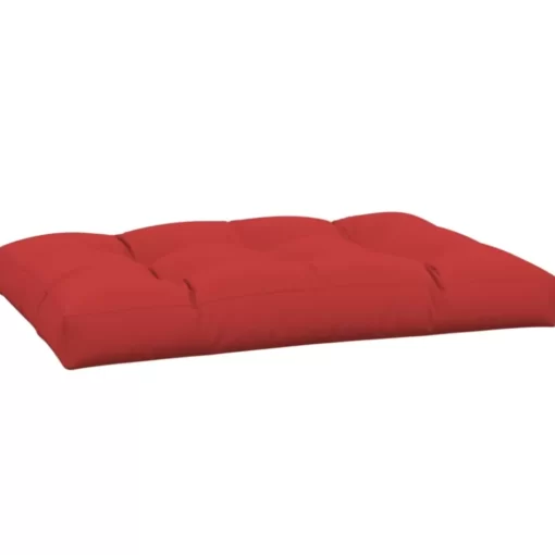 vidaXL Decor* Pallet Cushion Red 47.2"X31.5"X4.7" Fabric