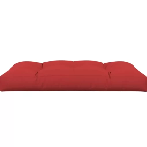 vidaXL Decor* Pallet Cushion Red 47.2"X31.5"X4.7" Fabric