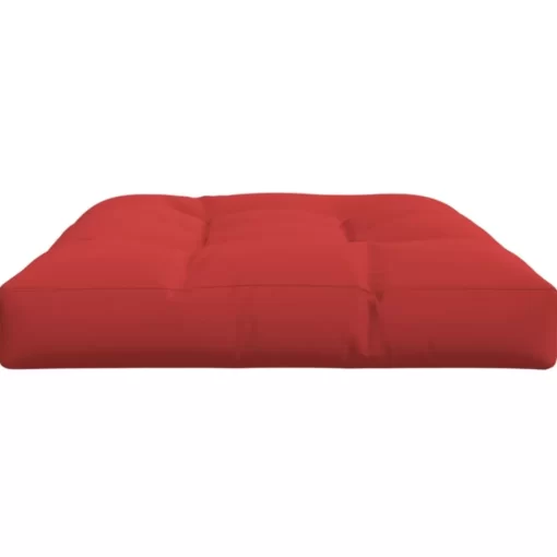 vidaXL Decor* Pallet Cushion Red 47.2"X31.5"X4.7" Fabric