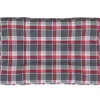 vidaXL Decor* Pallet Cushion Red Check Pattern 47.2