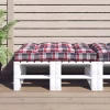 vidaXL Decor* Pallet Cushion Red Check Pattern 47.2