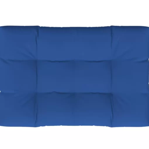 vidaXL Decor* Pallet Cushion Royal Blue 47.2"X31.5"X4.7" Fabric