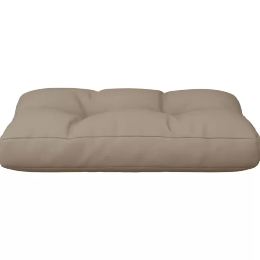 vidaXL Decor* Pallet Cushion Taupe 19.7"X15.7"X4.7" Fabric