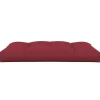 vidaXL Decor* Pallet Cushion Wine Red 47.2