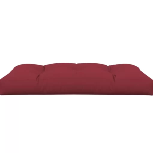 vidaXL Decor* Pallet Cushion Wine Red 47.2"X31.5"X4.7" Fabric