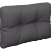 vidaXL Decor* Pallet Cushions 2 Pcs Anthracite Fabric