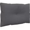 vidaXL Decor* Pallet Cushions 2 Pcs Anthracite Fabric