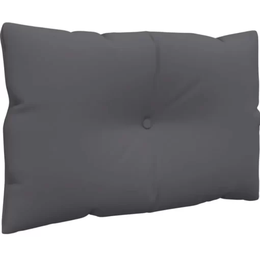 vidaXL Decor* Pallet Cushions 2 Pcs Anthracite Fabric