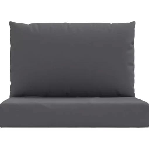 vidaXL Decor* Pallet Cushions 2 Pcs Anthracite Oxford Fabric