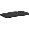 vidaXL Decor* Pallet Cushions 2 Pcs Black Fabric