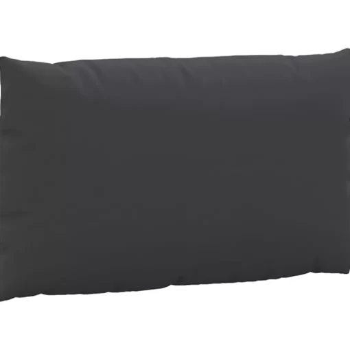 vidaXL Decor* Pallet Cushions 2 Pcs Black Oxford Fabric