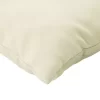 vidaXL Decor* Pallet Cushions 2 Pcs Cream Fabric