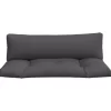 vidaXL Decor* Pallet Cushions 2 Pcs Gray Fabric