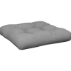 vidaXL Decor* Pallet Cushions 2 Pcs Gray Fabric