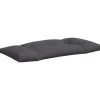 vidaXL Decor* Pallet Cushions 2 Pcs Gray Fabric